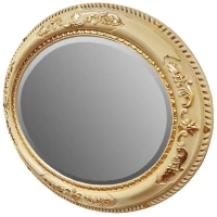 Зеркало 81x101 см слоновая кость/золото Tiffany World TW03529avorio/oro