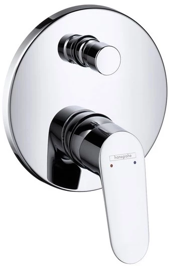 Смеситель для ванны Hansgrohe Focus E2 31945000 сифон для душевого поддона hansgrohe