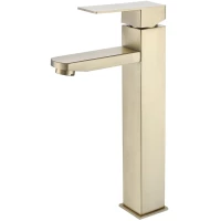 Смеситель для раковины Fmark FS8111C золотой матовый