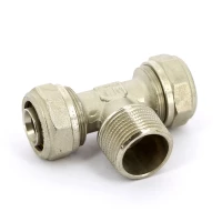 Тройник обжим 26 х 3/4