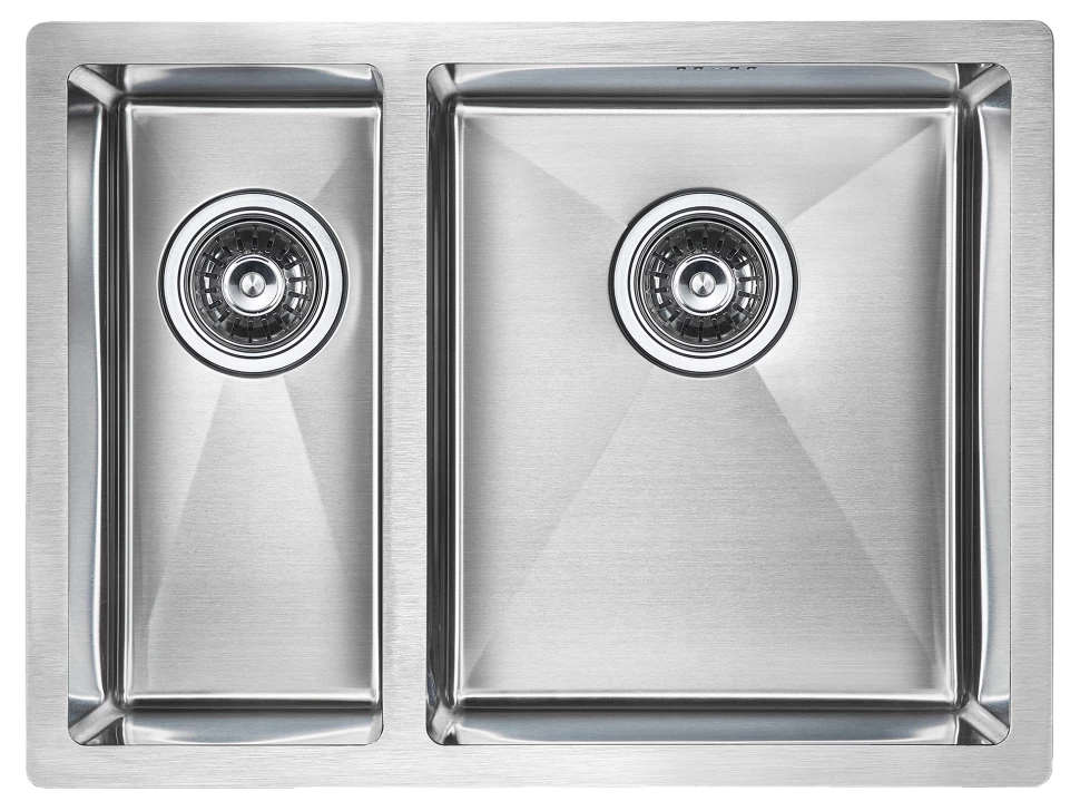 Кухонная мойка Paulmark Zusat нержавеющая сталь PM225944-BSR