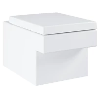 Унитаз подвесной Grohe Cube Ceramic 3924500H безободковый, альпийский белый