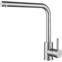 Смеситель для кухни GranFest Z-5411 нержавеющая сталь