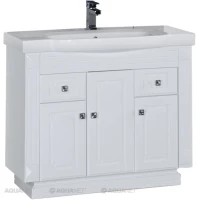 Тумба белый 96 см Aquanet Фредерика 00169967