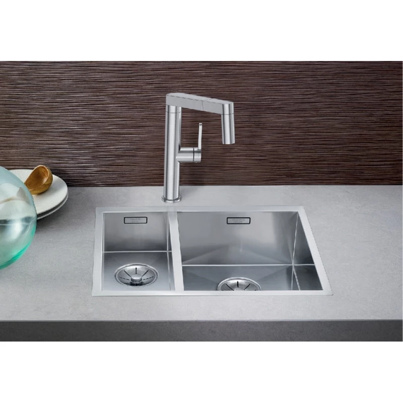 Кухонная мойка Blanco Zerox 340/180-IF InFino зеркальная полированная сталь 521612