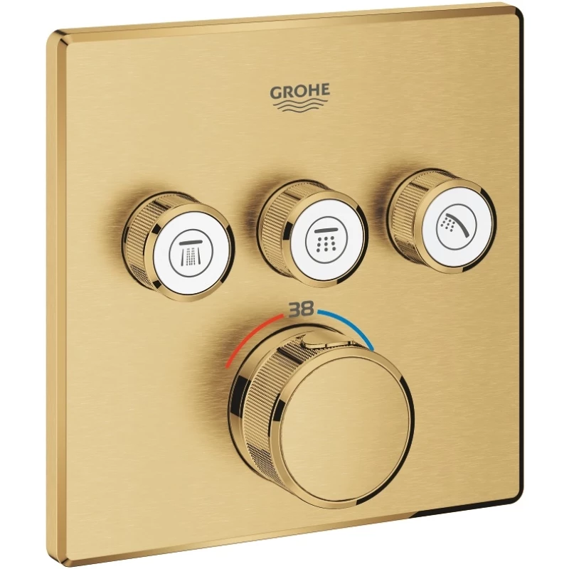 Термостат для встраиваемого монтажа на 3 выхода Grohe Grohtherm SmartControl 29126GN0 Термостат для встраиваемого монтажа на 3 выхода Grohe Grohtherm SmartControl 29126GN0
