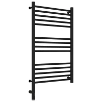 Полотенцесушитель электрический 800x500 черный матовый МЭМ левый, перемычка прямая Сунержа Богема 3.0 31-5804-8050