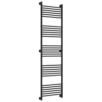 Полотенцесушитель водяной 1900x500 перемычка выгнутая черный матовый Сунержа Богема+ 31-0221-1950