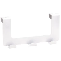 Планка с крючками Bemeta White 101106224 для ванны, белый матовый