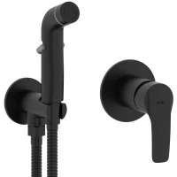 Гигиенический душ IDDIS Ray RAYBLR2i08 со смесителем, черный матовый