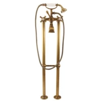 Смеситель напольный для ванны Rav Slezak Morava Retro MK350.5/2SM