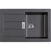 Кухонная мойка Tectonite Franke Sirius SID 611-78 оникс 114.0443.347