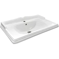 Раковина CeramaLux 3380 80x49 см, накладная, белый