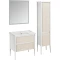 Комплект мебели белый матовый/бежевый 80,5 см ASB-Woodline Лорена - 3