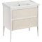 Комплект мебели белый матовый/бежевый 80,5 см ASB-Woodline Лорена - 5