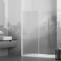 Неподвижная перегородка 99 см RGW WA-08W Walk-in 06100810-155 рифленое