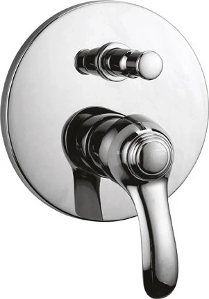 Встраиваемый однорычажный смеситель для ванны с душем хром, ручка хром Cezares Lira LIRA-VDIM-01