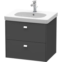 Тумба графит матовый 62 см Duravit Brioso BR414501049