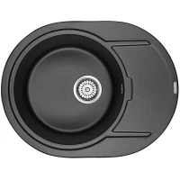 Кухонная мойка Paulmark Oval черный PM316502-BL