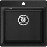 Кухонная мойка GranFest Level 510 51x50 см, графит
