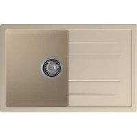 Кухонная мойка GranFest Quadro 780L 77x49,5 см, кашемир