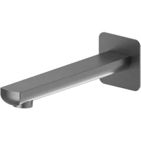 Излив для ванны Newform Haka 72088.59.064 211 мм, оружейная сталь матовый