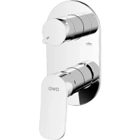 Смеситель для ванны AWP Teza S0827C встраиваемый, хром