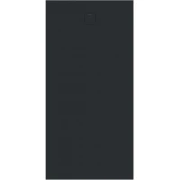 Душевой поддон Starohome Cosmo 94482601 200x100 см, из литьевого мрамора, прямоугольный, черный матовый