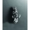 Крючок двойной серебро Art&Max Athena AM-0612-T - 1