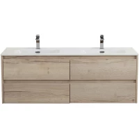 Тумба под раковину BelBagno Kraft KRAFT-1200-4C-SO-2-RGB 120 см, подвесная, Rovere Galifax Bianco