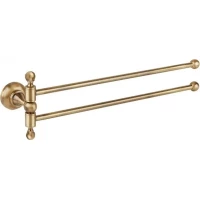 Полотенцедержатель Cezares Aphrodite APHRODITE-TD09-02-M 39,3 см, поворотный, двойной, бронза