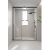 Душевая дверь Veconi Premium Prato PR3/R-130-01-GR-C4 130 см R, профиль графит матовый, стекло прозрачное