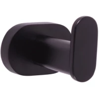 Крючок Rav Slezak Yukon YUA0100CMAT для ванны, черный матовый