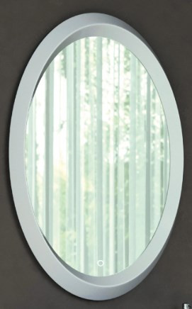 Зеркало 60,5х90,5 см белый глянец Aima Design Cloud Light У51939