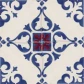 Декор Marca Corona 8330 Jolie Blanc Bleu Trama (комп/4шт) 10x10