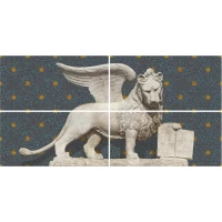 Панно Сан-Марко матовый обрезной 80x160x1 (4 части 40Х80)