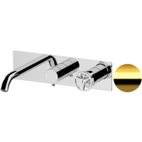 Смеситель для ванны Remer Chrono CH54D3DO встраиваемый, золотой