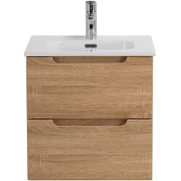 Тумба под раковину BelBagno Etna ETNA-500-2C-SO-WO 49,6 см, подвесная, Rovere Bianco