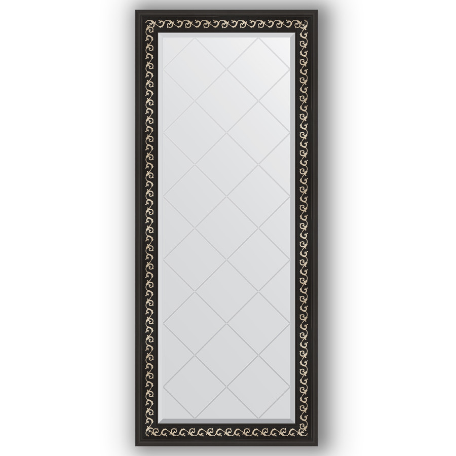 Зеркало 65х154 см черный ардеко Evoform Exclusive-G BY 4139