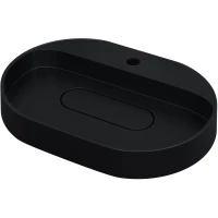 Раковина-чаша Uperwood Tanos 291030524 55x40 см, накладная, уголь