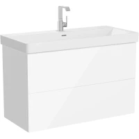 Тумба с раковиной белый глянец 100 см VitrA Metropole Pure 67333