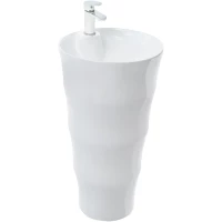 Раковина WeltWasser Leerbach 4242 GL-WT 10000005493 42x42 см, напольная, белый