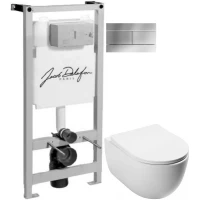 Комплект подвесной унитаз MEER MR-2108 + система инсталляции Jacob Delafon E5504-NF + E4316-CP