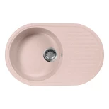 Изображение товара кухонная мойка aquagranitex розовый m-18(315)