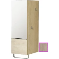 Полуколонна квебекский дуб с зеркальной дверцей шарниры слева Jacob Delafon Odeon Up EB893G-E10