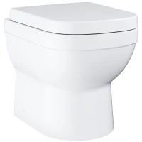 Приставной безободковый унитаз с сиденьем микролифт Grohe Euro Ceramic 39555000