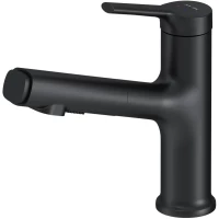 Смеситель для раковины Am.Pm X-Joy S F85B02922 без донного клапана, черный матовый