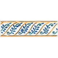 Бордюр Kerama Marazzi Капри майолика 9,8x3 STG/A493/1146H 