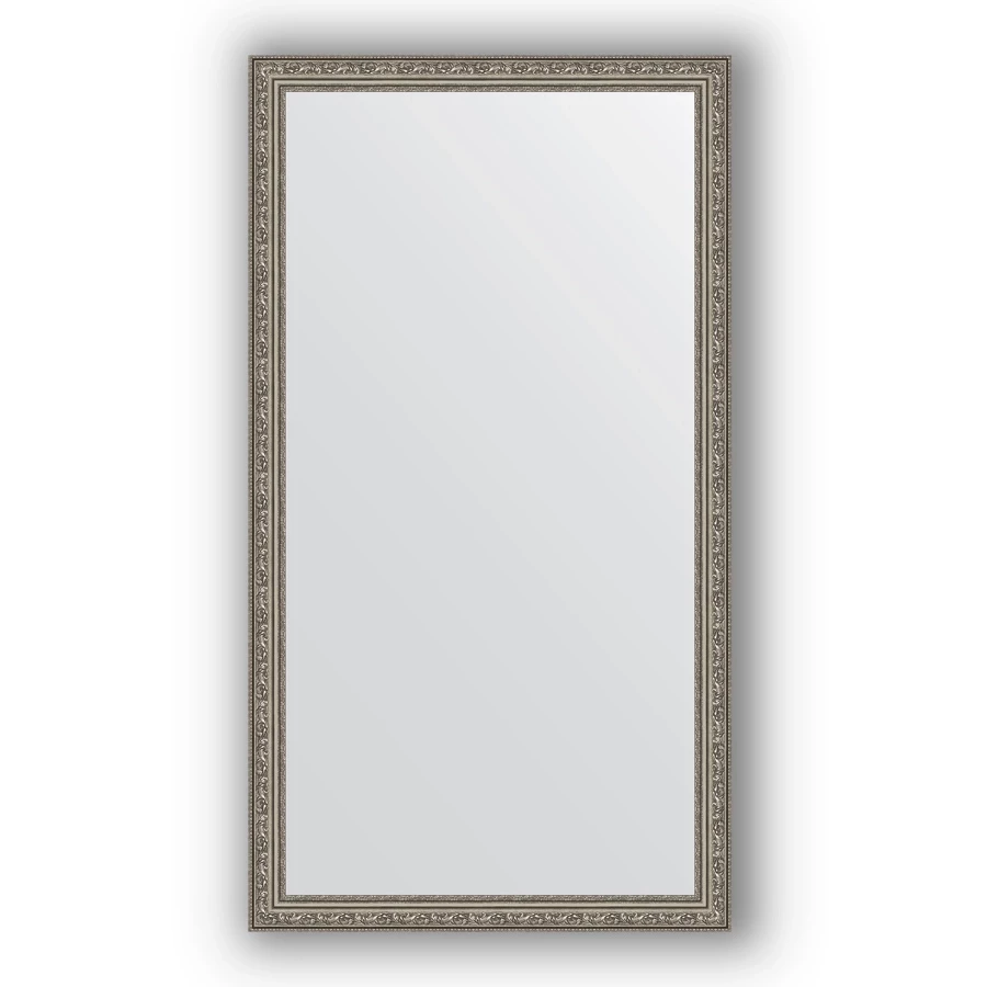 Зеркало 74x134 см виньетка состаренное серебро Evoform Definite BY 3296