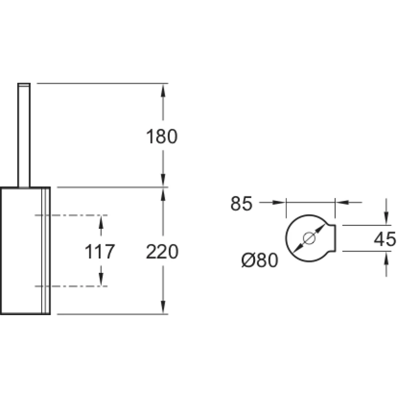 Ёршик Kohler Singulier 15222T-CP